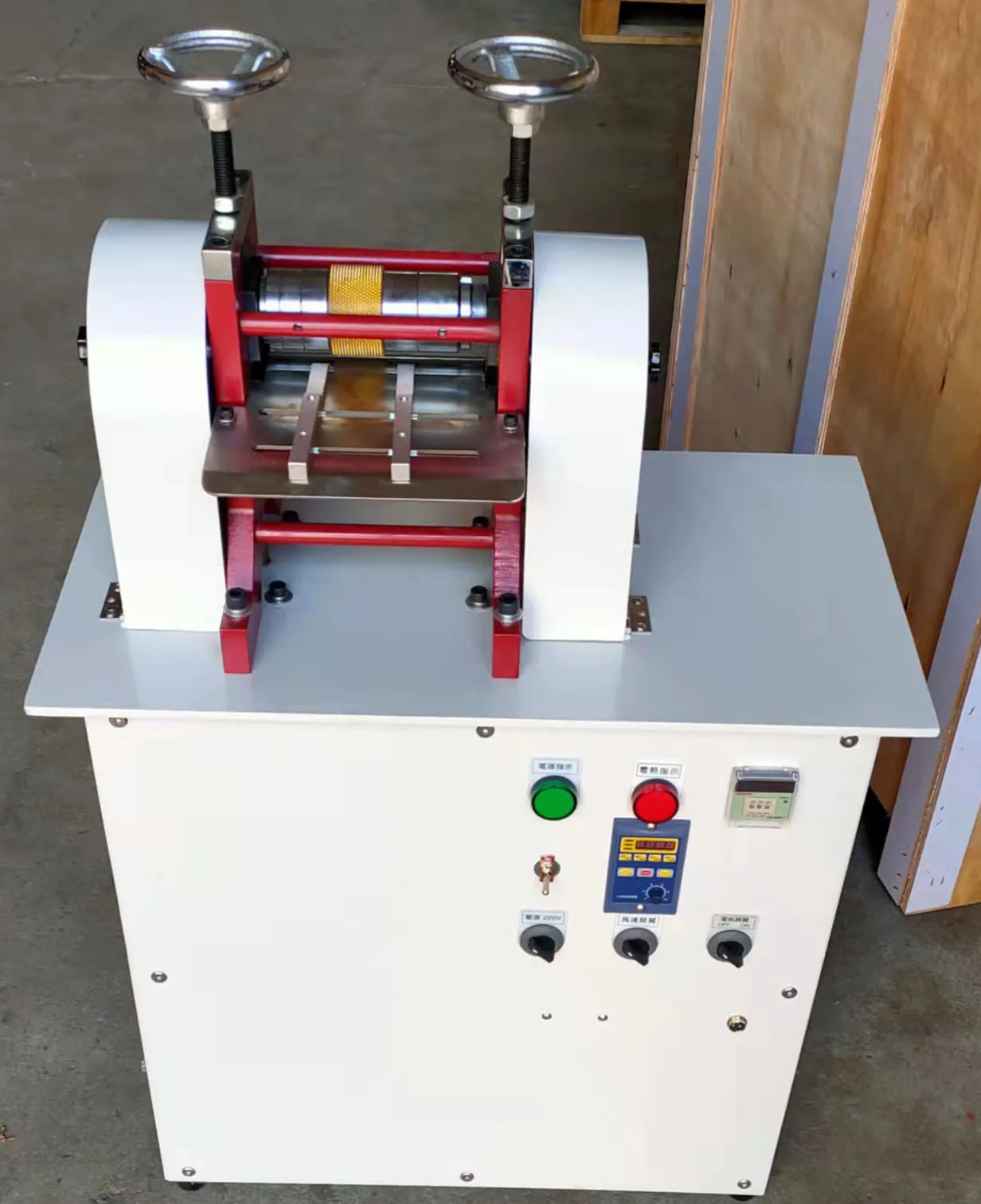 Leather belt embossing machine 