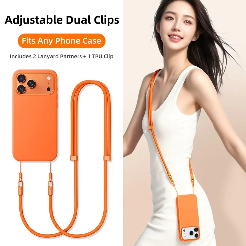product universal adjustable lanyard for iphone 17 phone case with string customized crossbody neck strap multi functional long strap-2