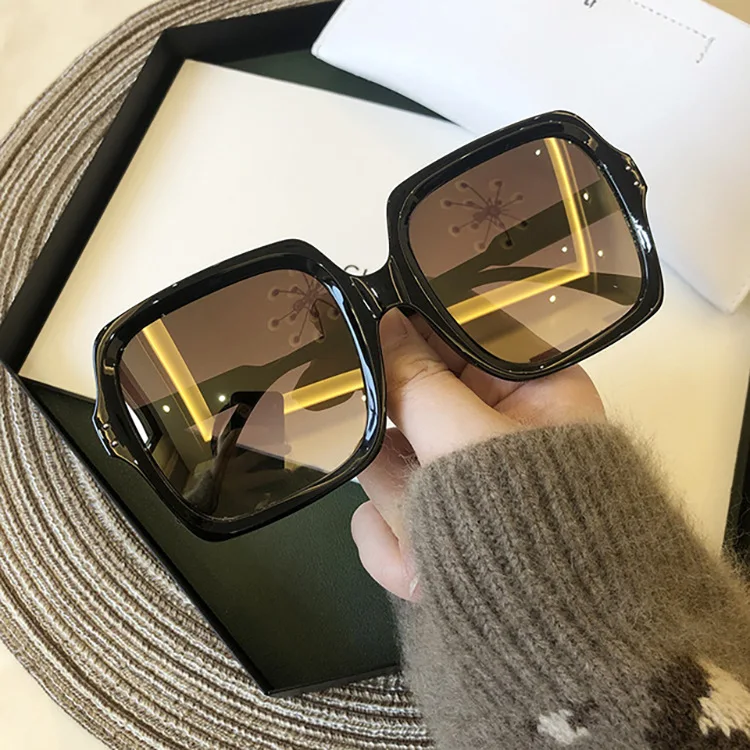 Vintage Oversize Square Sunglasses Women Luxury Brand Big Frame Sun ...