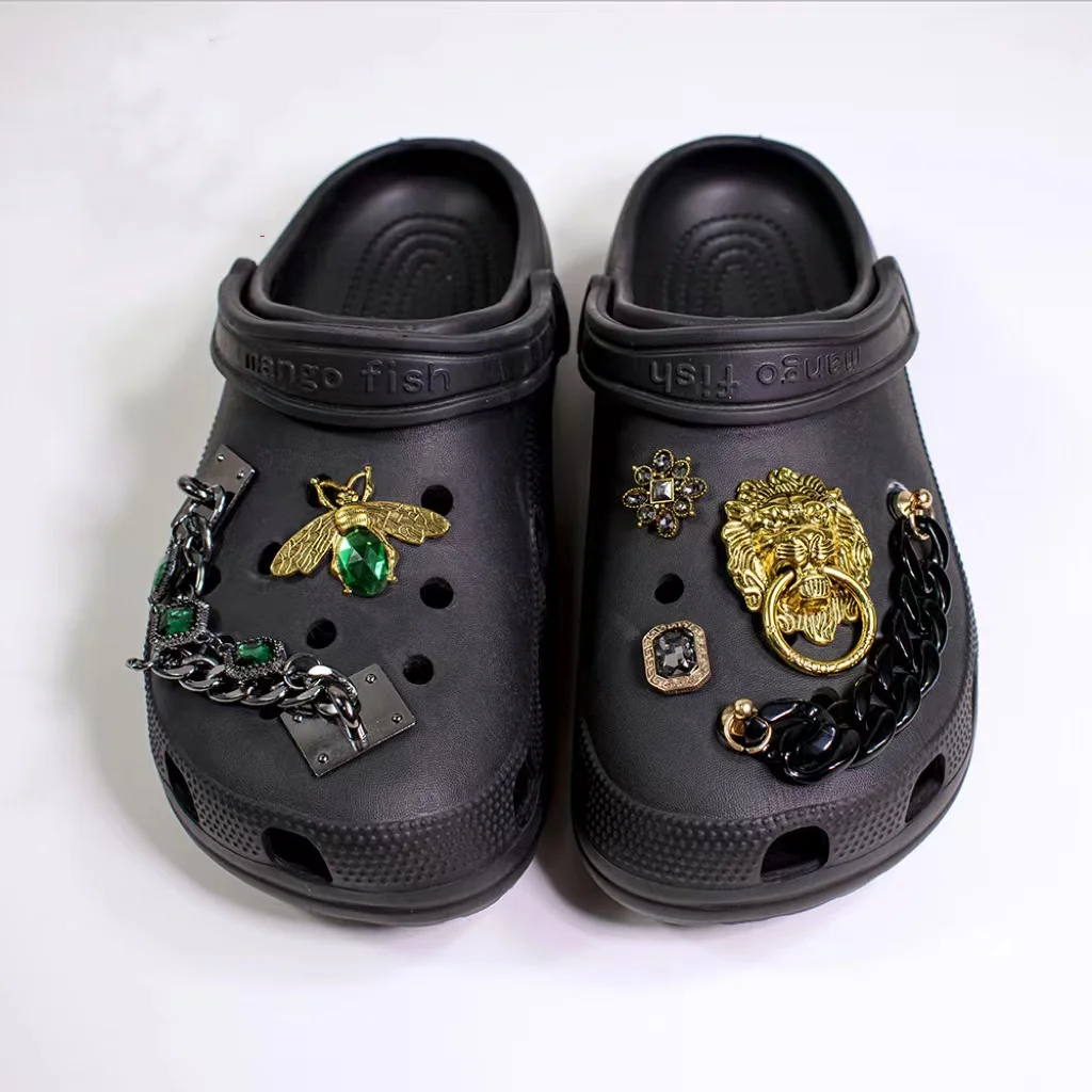 Crocks Luxury Shoe Decoration Croc Shoe Charm For Metal Bling Charms  Accessories Designer Croc Diamond Charms - Buy Croc Lookalikes,Jibitz Cros  Shoes