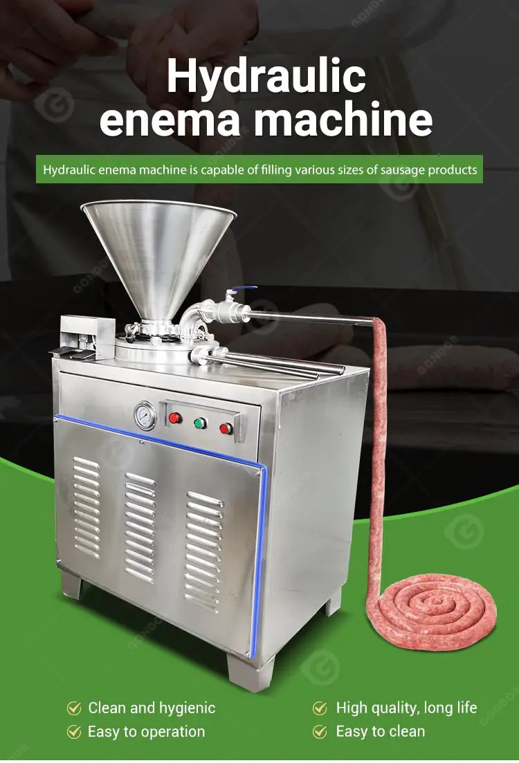 Hydraulic Enema Automatic Fully Automated Sausage 26l 50l Filler Make Stuffer Saucisse Machine for Sausage