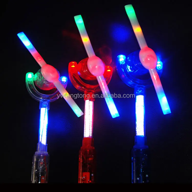 New Festival Flashing Led Light Toys Flashing Led Magic Windmill Light Up Flashing Windmill Toys