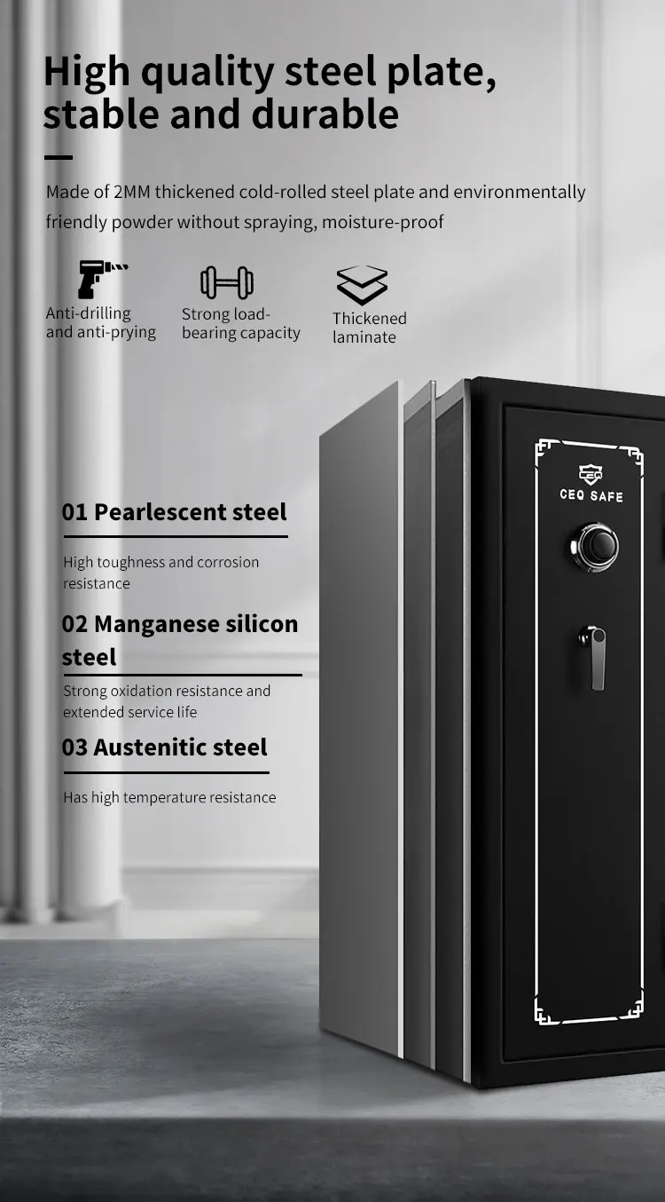 CEQSAFE American Security Box Burglarproof Safe Cabinet for Hotel Home Bank factory