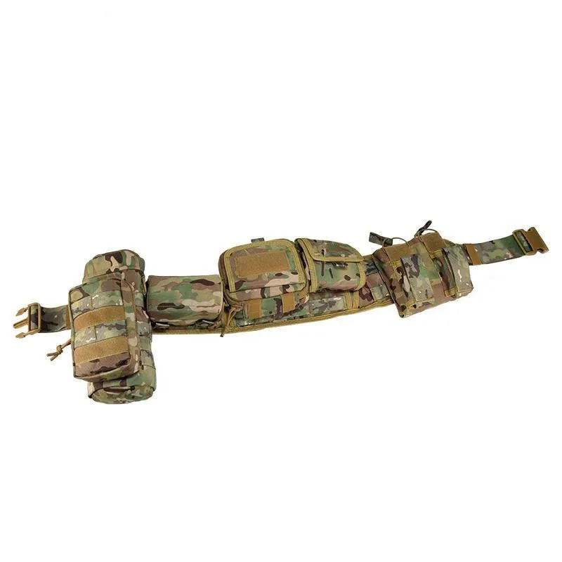 Detachable Training Tactical Waist Camouflage Multifunctional Set Tactical Waistband Security Combination Belt Accessory Bag