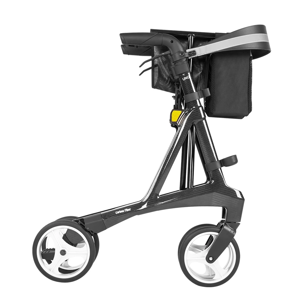 Hot Selling Rollator Walker Folding Large Capacity Outdoor Carbon Fiber
