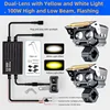 Motorcycle Dual Lens Set w/ Smart Battery Cable