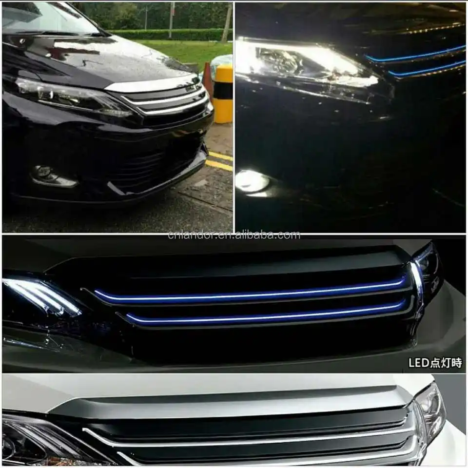 100 Fitment Harrier Body Kit Harrier Front Grille Led Decorative Front