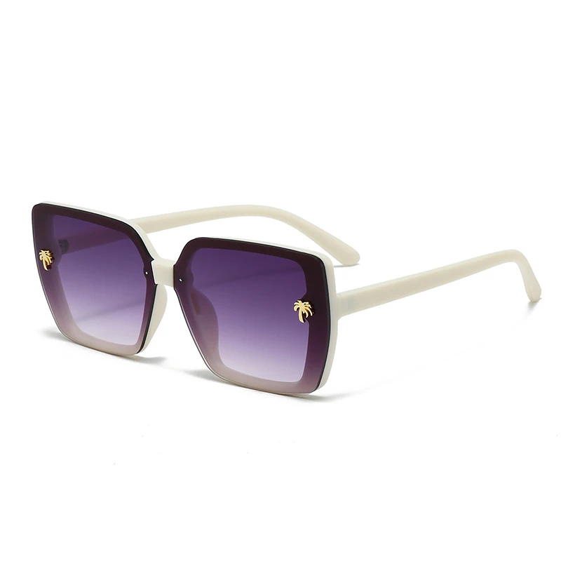 European And American Retro Square Sunglasses, UV Protection, High-end Feel Sunglasses_voghion.com
