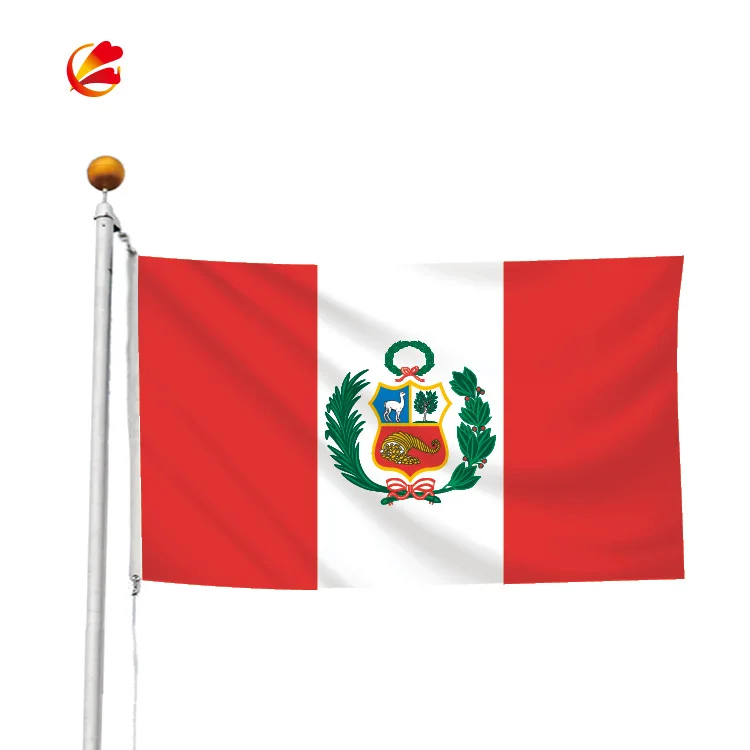Digital Printing Polyester Fabric 5x3ft Banner Red White Blue Country Paraguay National Flag