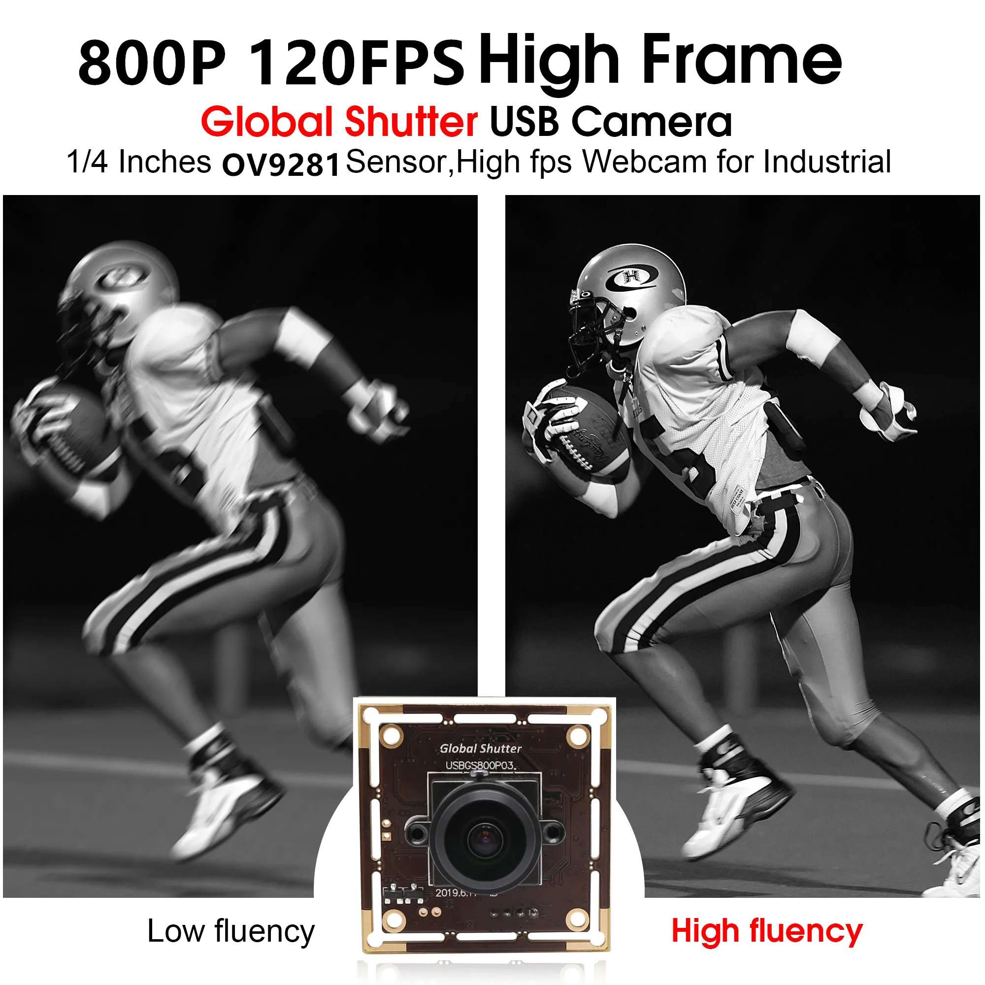 ELP USB カメラ グローバルシャッター 50fps 高速 USB 広角 Amazon.co.jp: ELP グローバルシャッター USB カメラ 手動ズーム