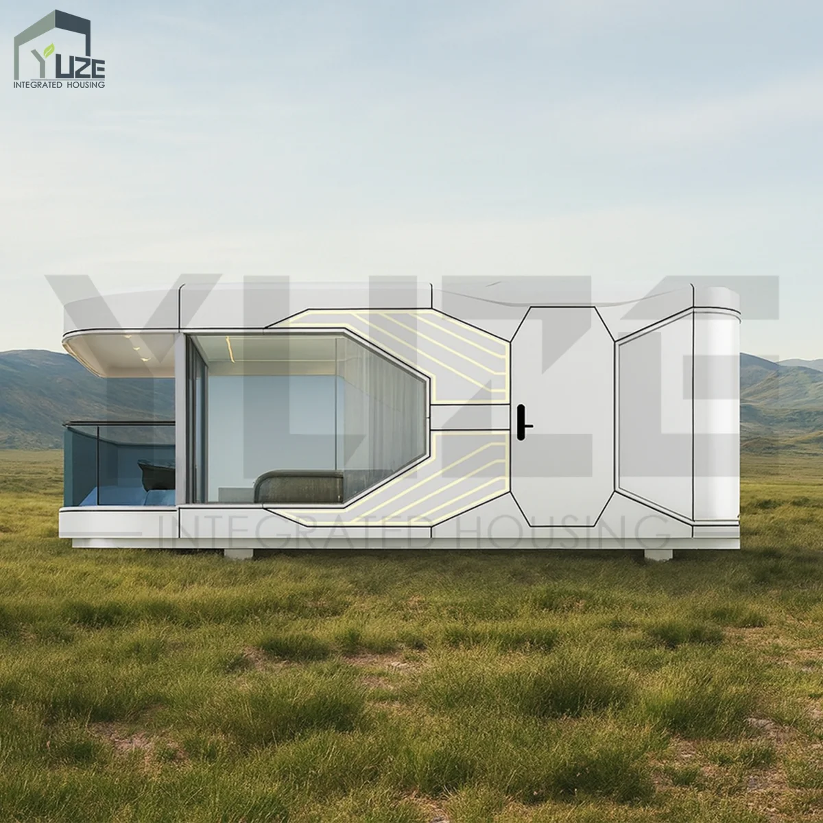 Mobile Ready Made Steel Design Modular Prefab Capsule Container House Luxury Price