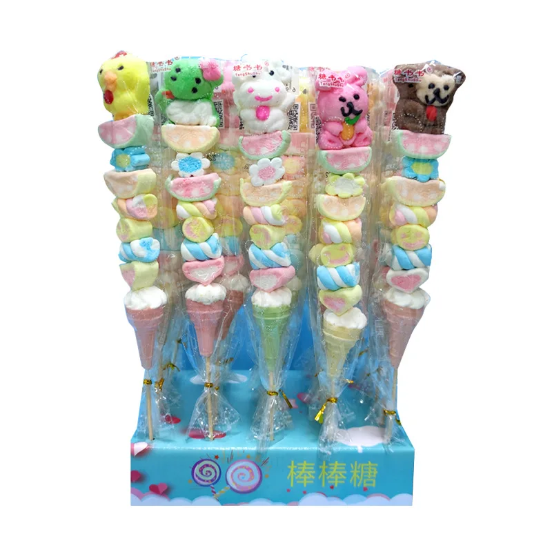 OEM поддержка индивидуальная Массовая упаковка красивый дизайн мультяшная тыква скошенный Зефир палочка для запекания