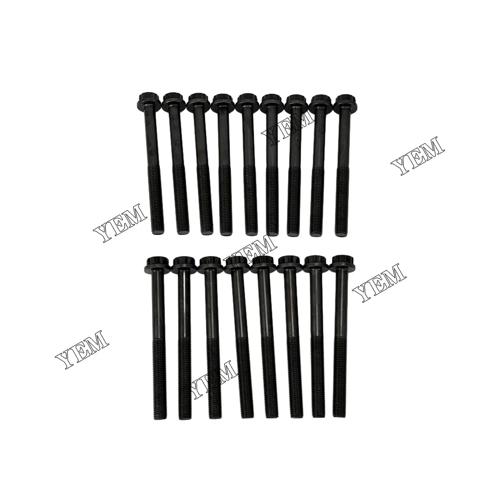4D95 Cylinder Head Bolt for Komatsu Engine. 3