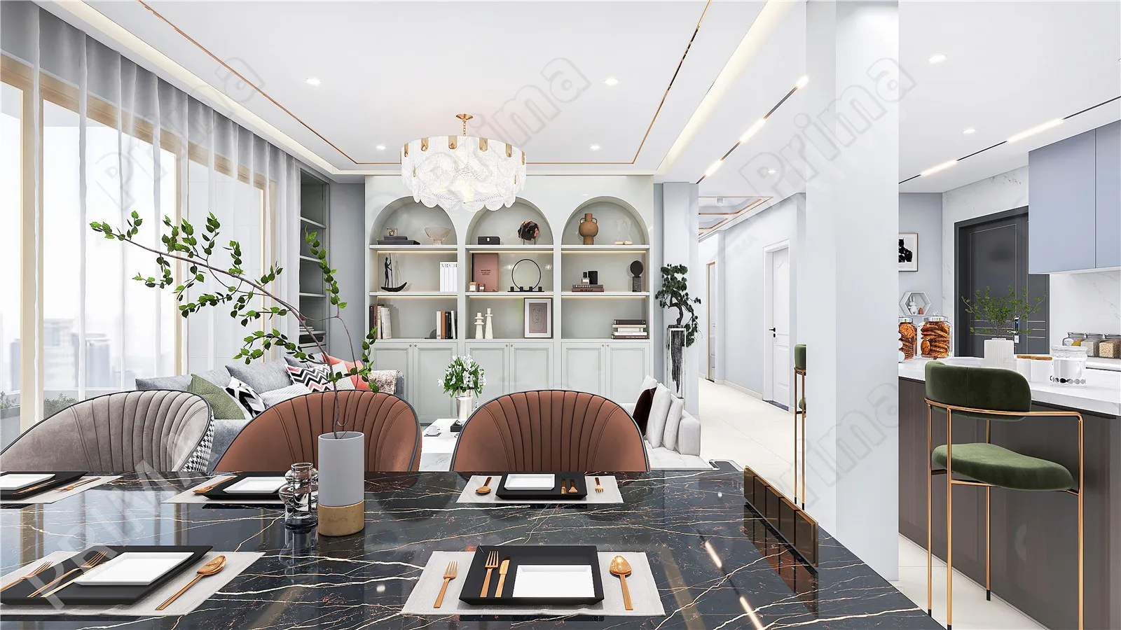 Prima Самый дешевый Домашний пользовательский архитектурный сервис современного