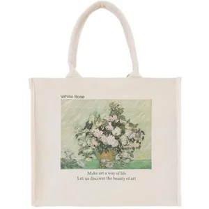 Kalanta Design Your Own Bag Custom Reusable Shopping Canvas Cotton Tote Bags with Custom Printed Logo