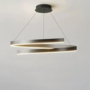 Modern Simple Living Room Dining Room Chandelier Study Bedroom Lamp Fashion Nordic Round Chandelier