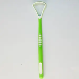Daily Care CE FDA Approved Fresh Breath Tongue Cleaner Anti-slip Handle Tongue Scraper for Plaque Remove