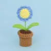 Blue-daisy-super mini small wool basin
