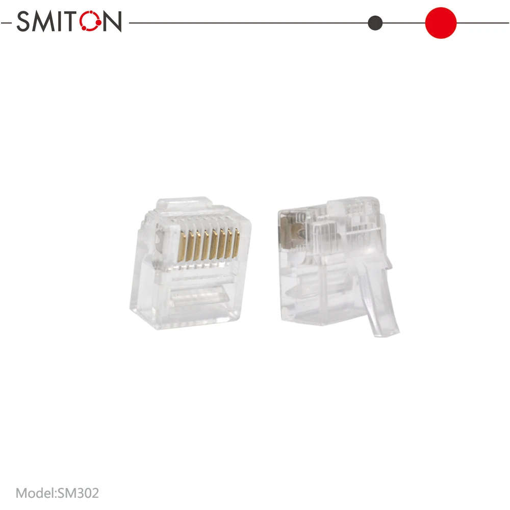 Mini Plug Cat5 Rj45 8pin Ethernet Cat5 Connector Plug - Buy Mini Plug ...