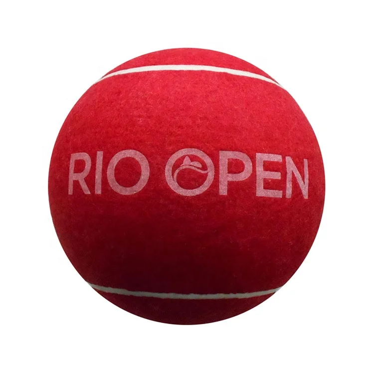 Надутый большой Теннисный мяч из полиэстера 5 дюймов, большой Теннисный мяч