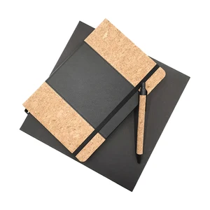 DOJE A5 Eco-Friendly Paper Cover Organizer/Planner Notebook Journal Lined Paper 80 Sheets Elastic Band Thread Sewing Binding