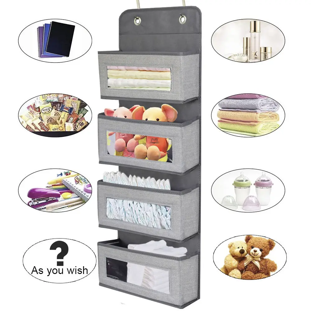 Raytop New Amz Storage & Organization Wall Mount Over The Door Clear