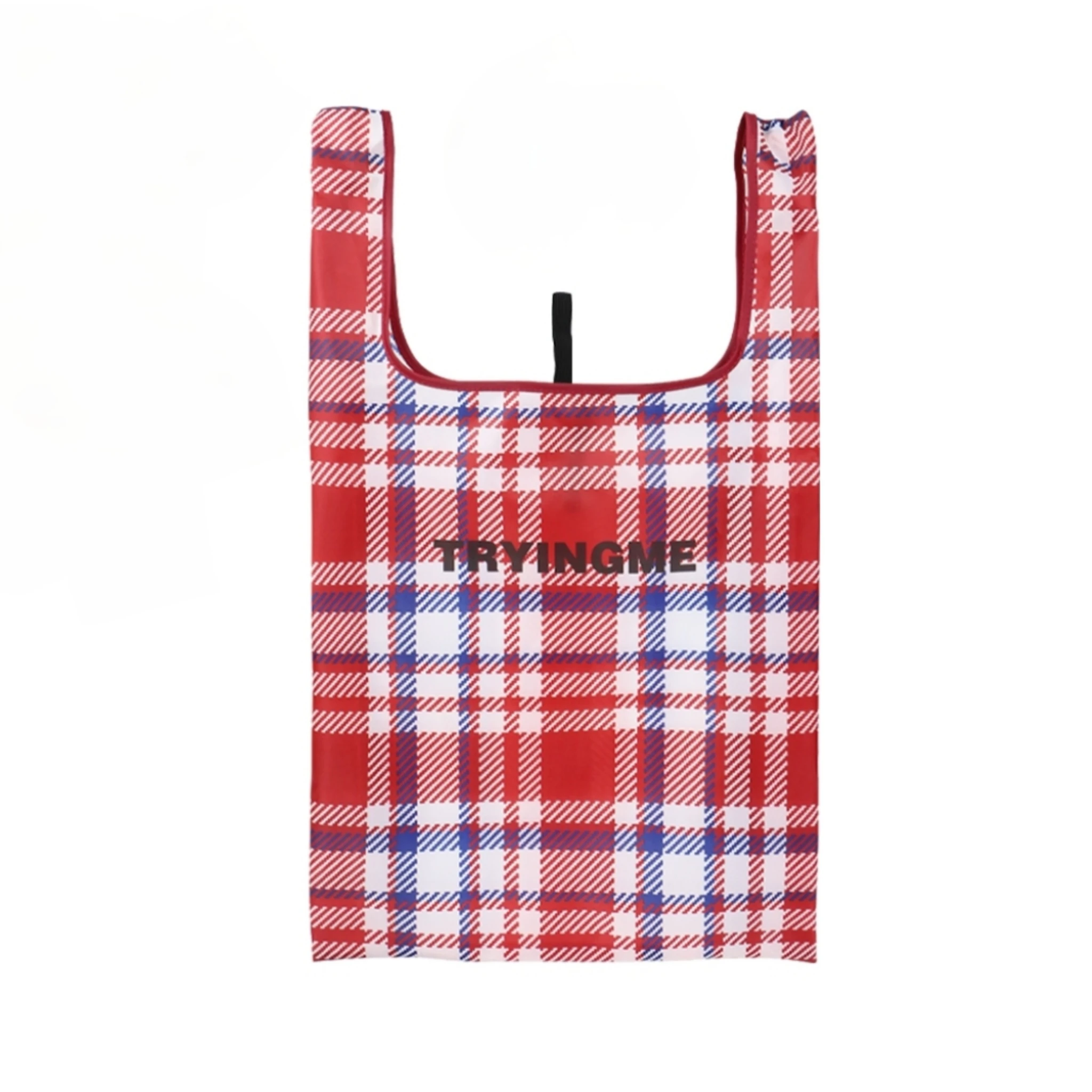 High Quality Custom Logo Sublimation Logo Foldable Reusable Polyester Shopping Bag for Daily Shopping