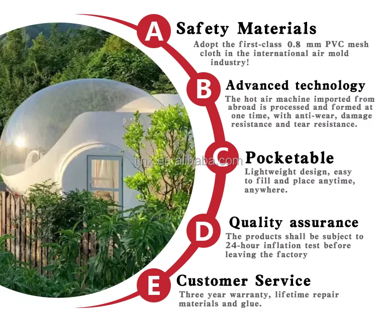 Prefabricated Resort Bubble Geo Dome Tent Nanxiang Modern Design