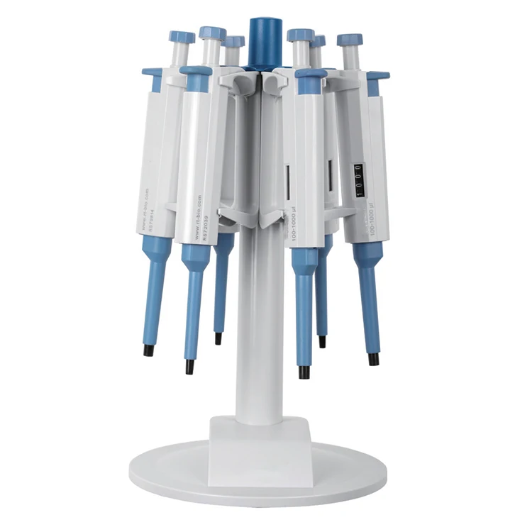 Laboratory Carousel Rotate Pipette Stand Use For Micropipette One Year ...