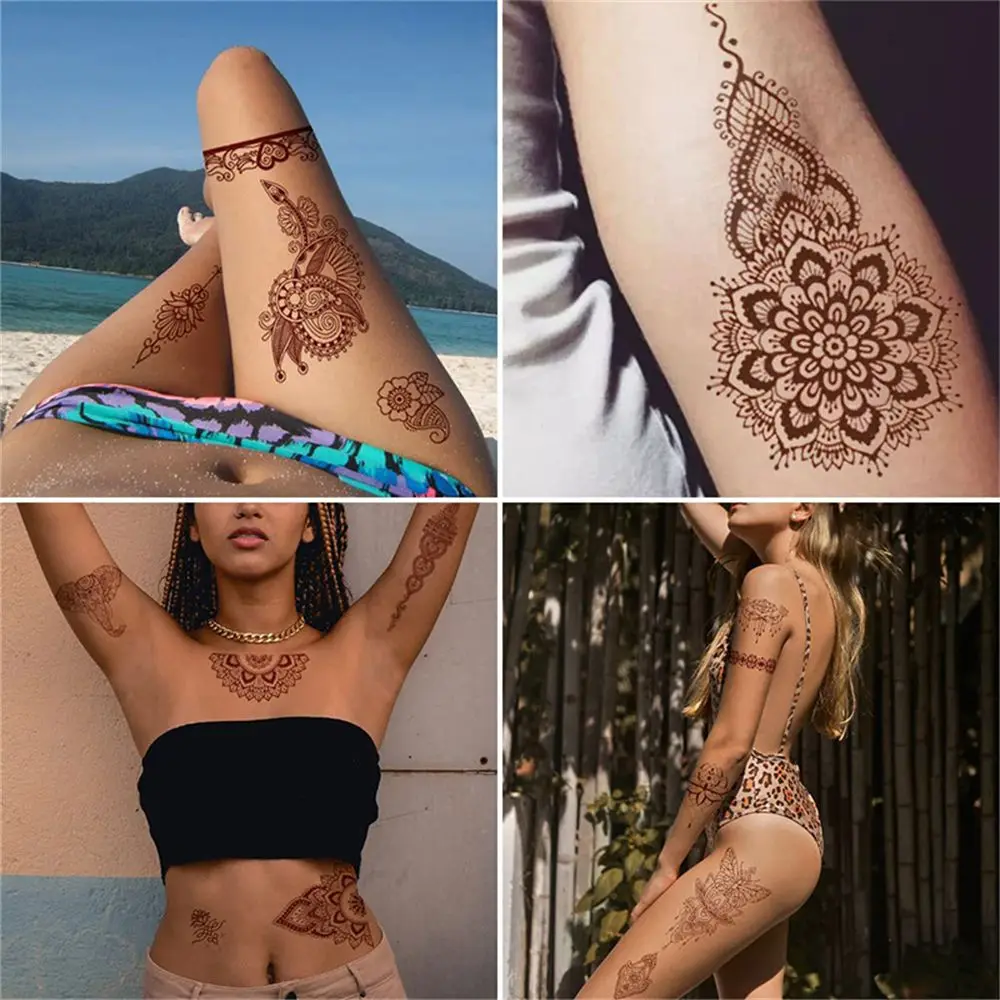 Mô Hình Tròn ở Dạng Mandala để Trang Trí Hình Xăm Henna  Công cụ đồ họa AI  Tải xuống miễn phí  Pikbest