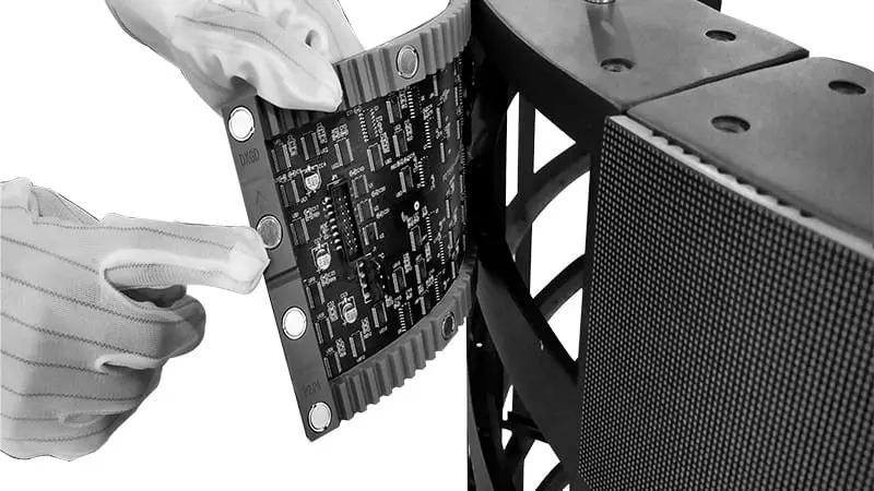 P1.53 P1.86 P2  P2.5 320*160mm Indoor Flexible Led Module Led Panel