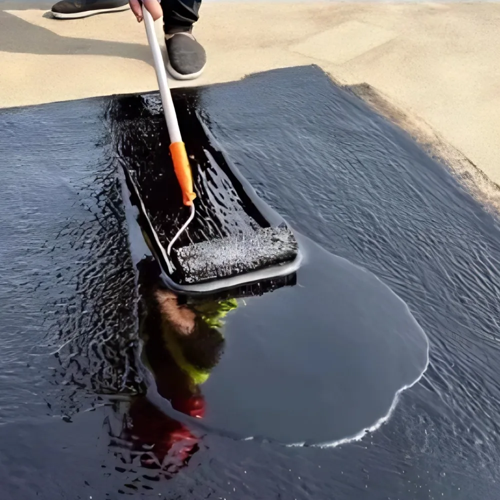 OEM Cold Apply Waterproofing Coating One-Component Bitumen Waterproof Paint for Roof Wall White Labeling