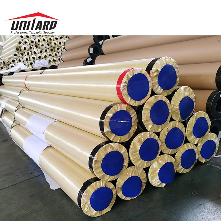 1000D 23*23 750gsm сверхмощный акриловый лак ПВХ покрытие брезент виниловый для грузовика