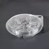6-grid round wax box