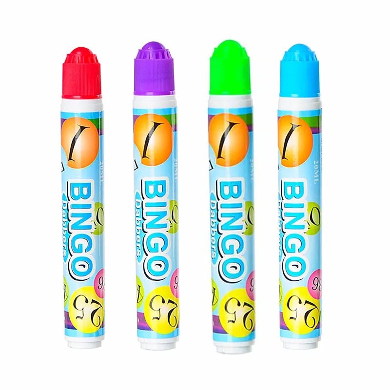 Factory Bingo Dauber Professional Lottery Dab Pen CH-2807 Sponge Tip Applicator Bottle Daubers Bingo Markers Dabbers