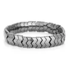 #14Negro 10x6mm convexo de doble agujero w