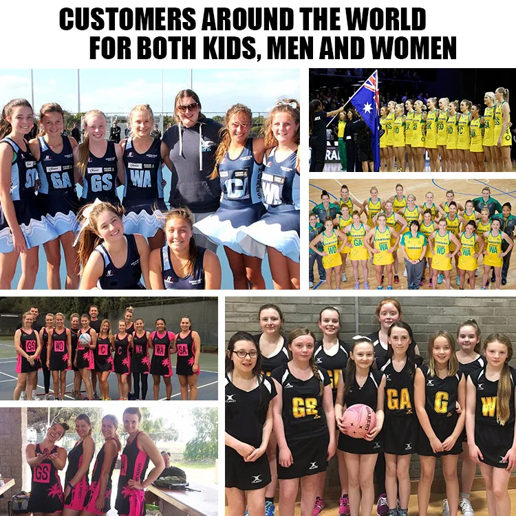 High Quality Personalization Custom Plus Size Netball Dress