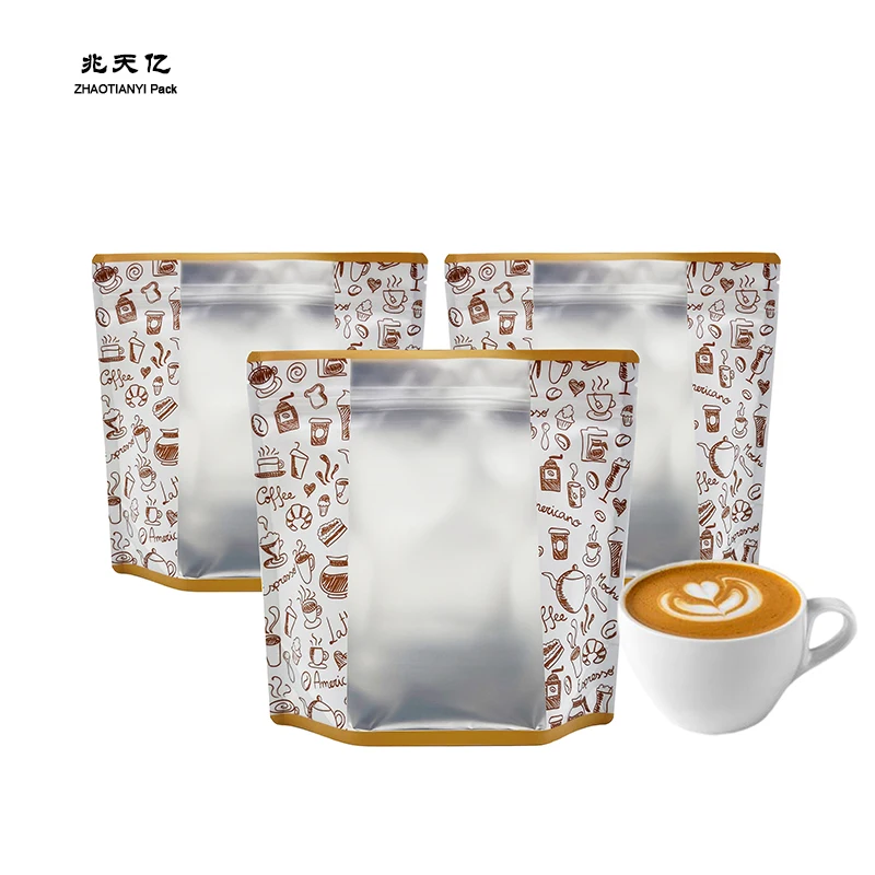 Ziplock Packaging Bag For Snack Storage Bag Bear Cartoon Plastic Cute