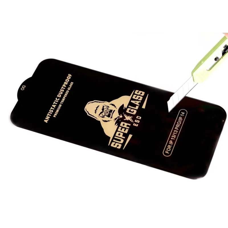 Protection écran Verre Trempé Pour IPhone 14 Pro 13 12 Mini 11 Pro Max SE 6 7 8 XS XR