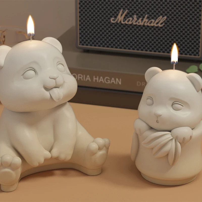 Moule à Bougie En Silicone 3D Forme Animaux (8 Modèles) - Pour Résine, Savon, Plâtre - Silicone Souple, Démoulage Facile - 7