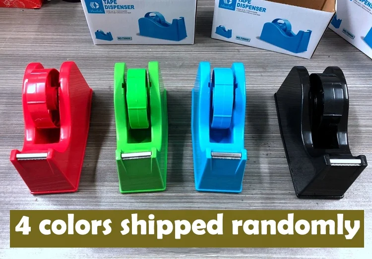 Pack De 4 Dispensadores De Cinta – Para Oficina, Manualidades Y Uso Doméstico, En Colores Variados