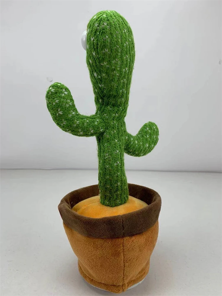 Talking Singing Dancing Cactus Recording Plush Toy