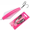 3 glitter transparent wing-blister shell