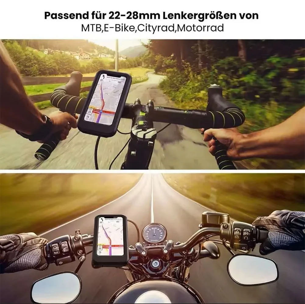 360 Degree Motorcycle Bike Bicycle Phone Holder Stand Mount Waterproof Folding Adjustable Outdoor Mobile Phone Holder Stand
