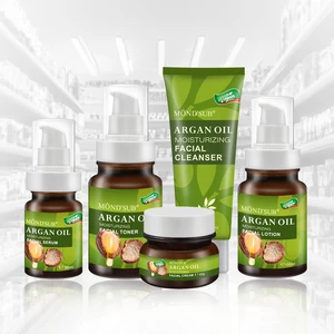 Private Label Korean Organic Agan Oil Moisturizing Beauty Skin Care Set Brightening Facial Set Skin Care Kit
