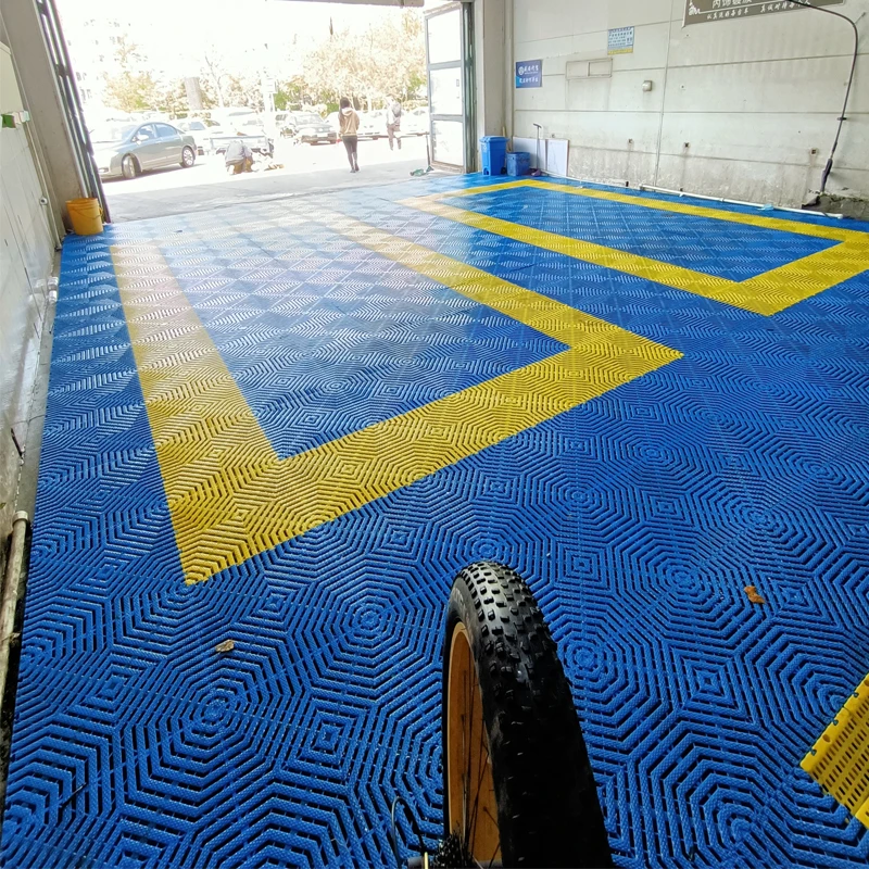 Plastic Interlocking Tiles
