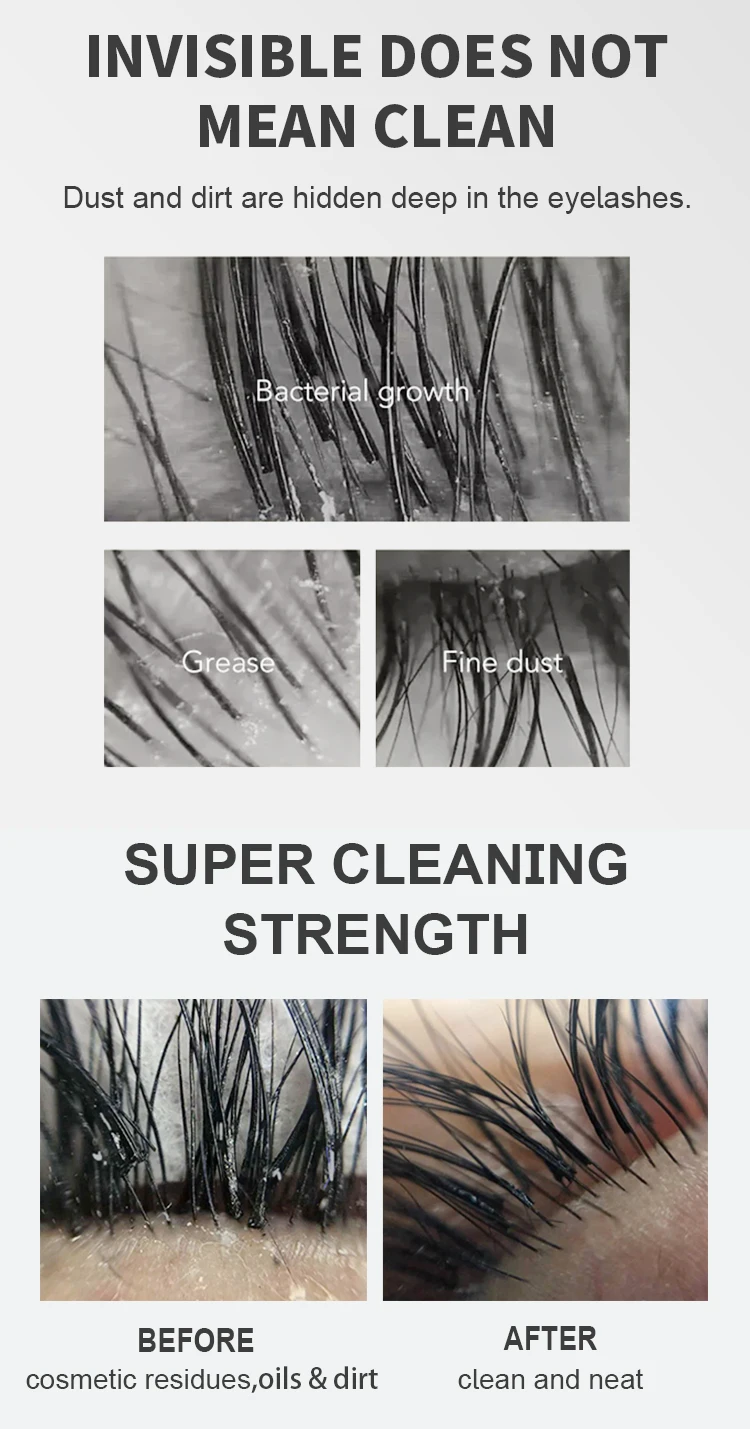 Wholesale Custom Logo Prolong Concentrate Mink Lash Shampoos Private