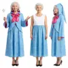 8810【Dress with belt, cape, and bow】