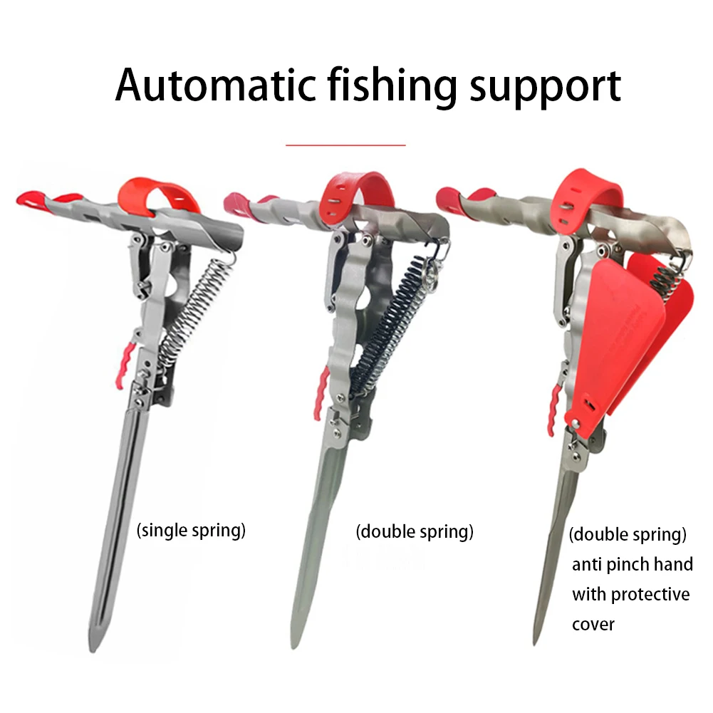 Automatic Full Stainless Steel Adjustable Sensitivity Folding Fishing Accessories Bracket Fishing Rod Holder Spring Automatic Full Stainless Steel Adjustable Sensitivity Folding Fishing Accessories Bracket Fishing Rod Holder Spring