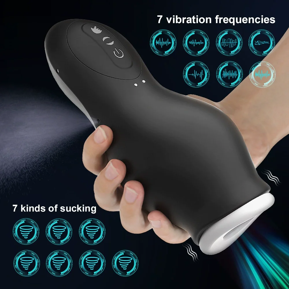 Male Masturbation Automatic Jet Cup Turtle Massager Sex Toys Realistic Stimulation Feeling